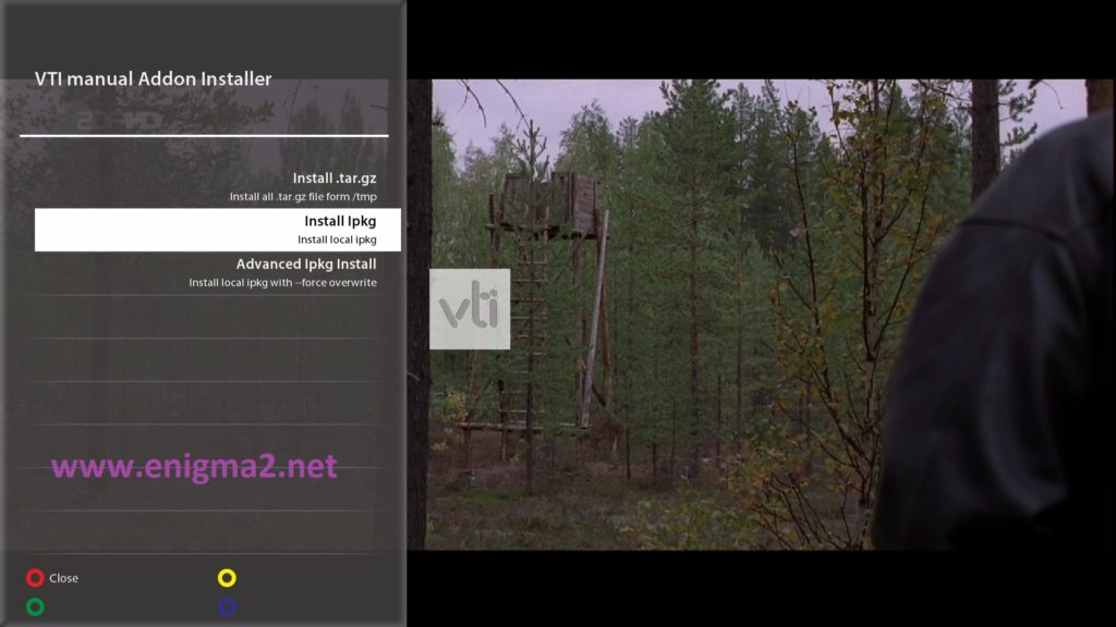 How to install OSCAM on VTI 15.0 7 VTI OSCAM 02