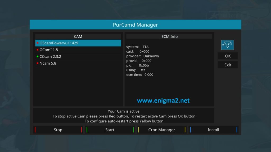 cccam info enigma2 web interface in a library cccam info enigma2 web interface in a library