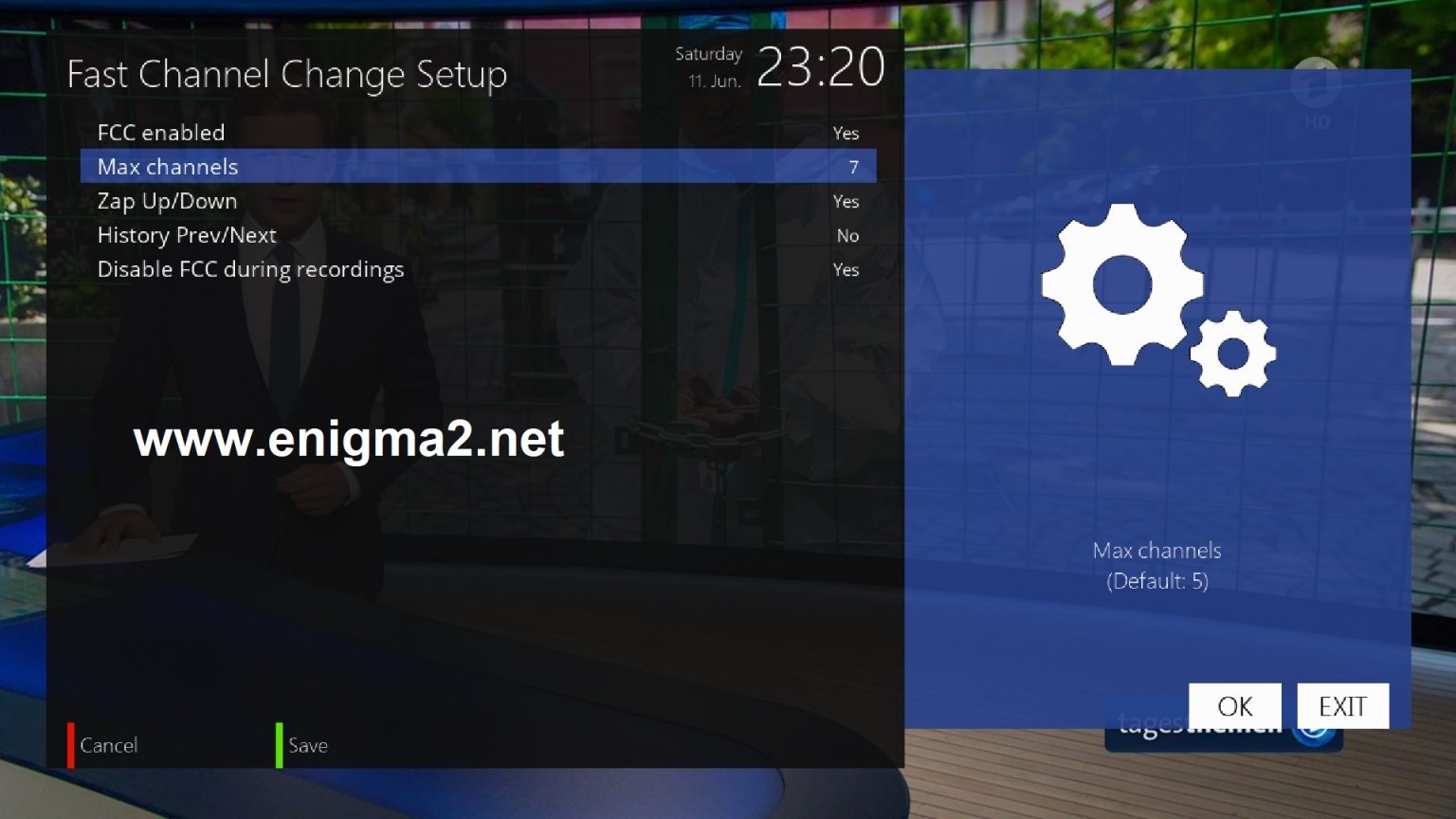 [TUTO] How to enable and configure FCC – OpenATV – ENIGMA2