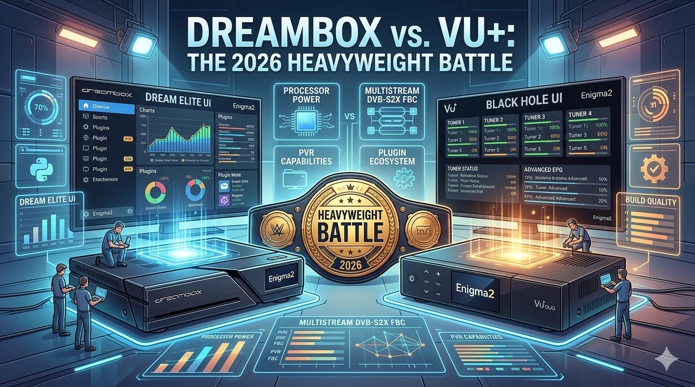 Dreambox vs. VU+: The 2026 Heavyweight Battle