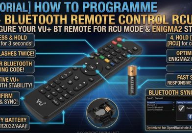 [TUTORIAL] How to programme VU+ Bluetooth remote control rcu